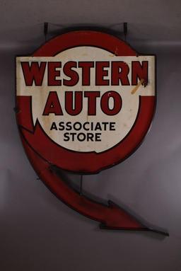 Western Auto Associated Stores Sign (TAC)