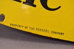 Pennzoil (red bell) Safe Lubrication Porcelain