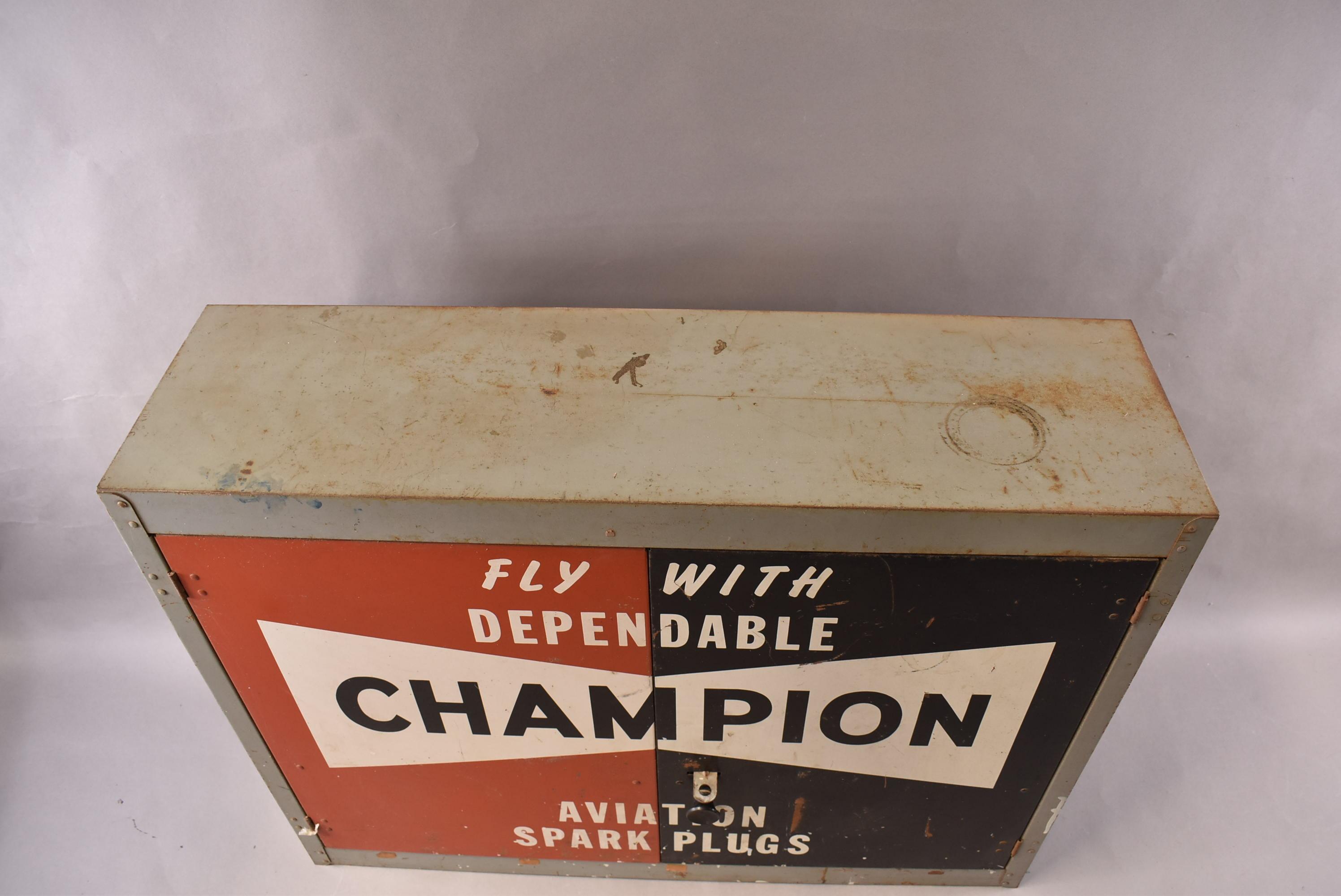 Champion Aviation Spark Plug 2 Door Cabinet