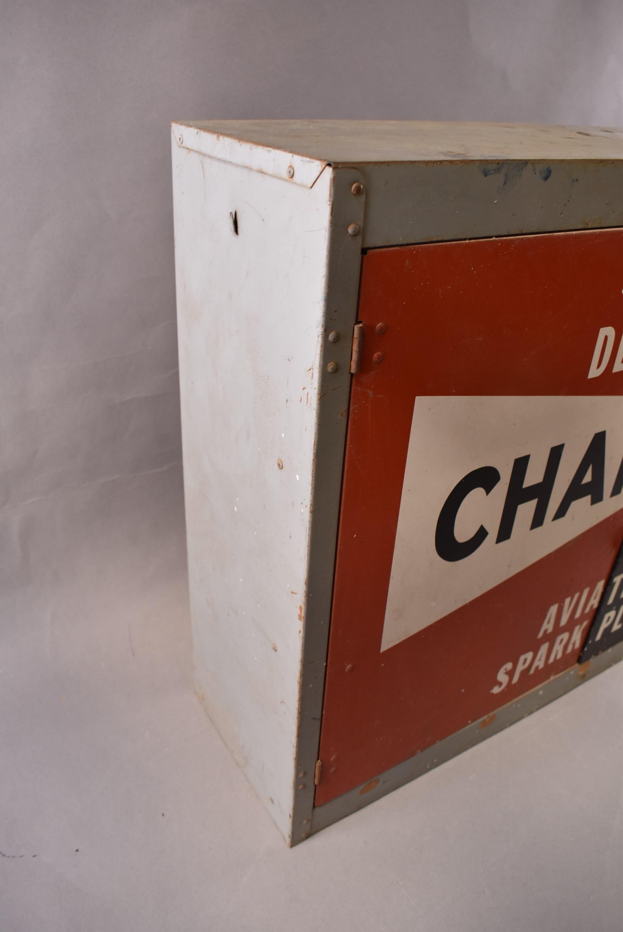 Champion Aviation Spark Plug 2 Door Cabinet