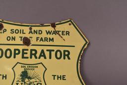 US Soil Erosion Service Porcelain Sign