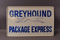 Greyhound Package Express w/ Logo Metal SIgn