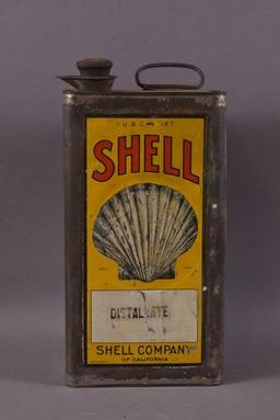 Shell Distallate One Gallon Embossed Can