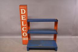 Delco Batteries Metal Show Room Display Rack