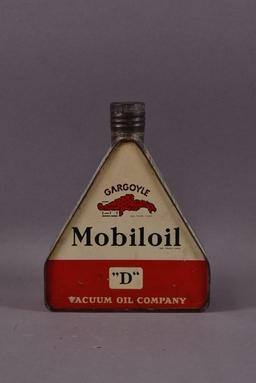 Mobiloil w/ Gargoyle "D" Motor Oil Liter Can