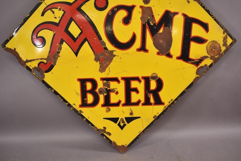 Drink Acme Beer Porcelain Sign