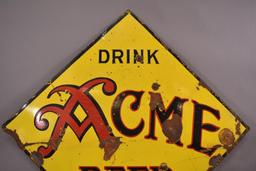 Drink Acme Beer Porcelain Sign