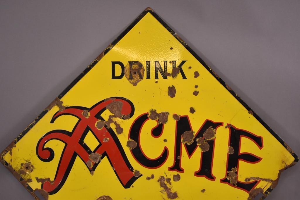 Drink Acme Beer Porcelain Sign