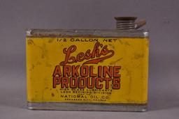 Lesh's Arkoline Motor Oil 1/2 Gallon Can