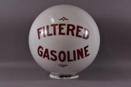 Filtered Gasoline One-Piece Etched Sphere