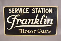 4-Reproduction Porcelain Sign Franklin