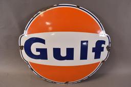 Reproduction Gulf & Mobiloil Sign