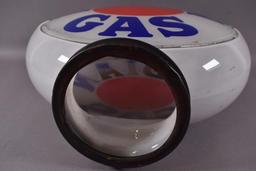 Indian Gas w/ Red Dot Logo 13.5" Globe Lenses