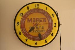 Use Chrysler Corp Mopar Parts Accessories Clock