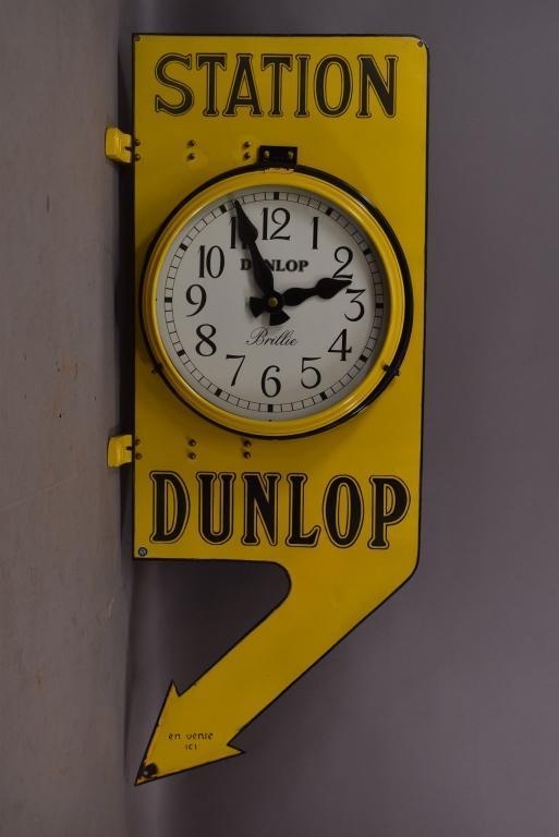 Dunlop Station Porcelain Arrow & Clocks (TAC)