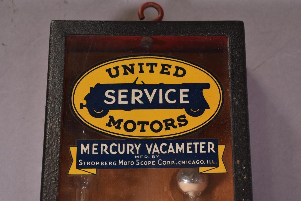 United Motors Service Mercury Vacameter