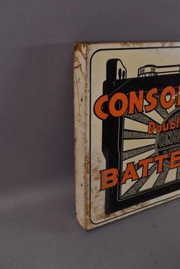 Consolidated Batteries Metal Sign (TAC)