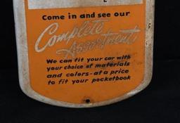 Seat Covers Tin Thermometer