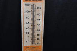 Seat Covers Tin Thermometer