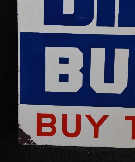 Blue Bird Bus Stop Buy Tickets Here w/Logo Metal Sign