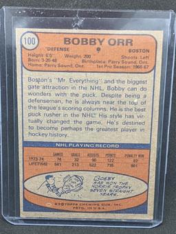 1974 Topps Bobby Orr NHL Hockey Card
