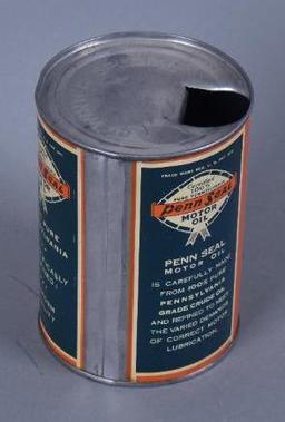 Penn Seal Motor Oil One Quart Metal Can