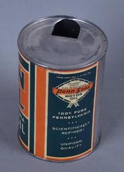 Penn Seal Motor Oil One Quart Metal Can