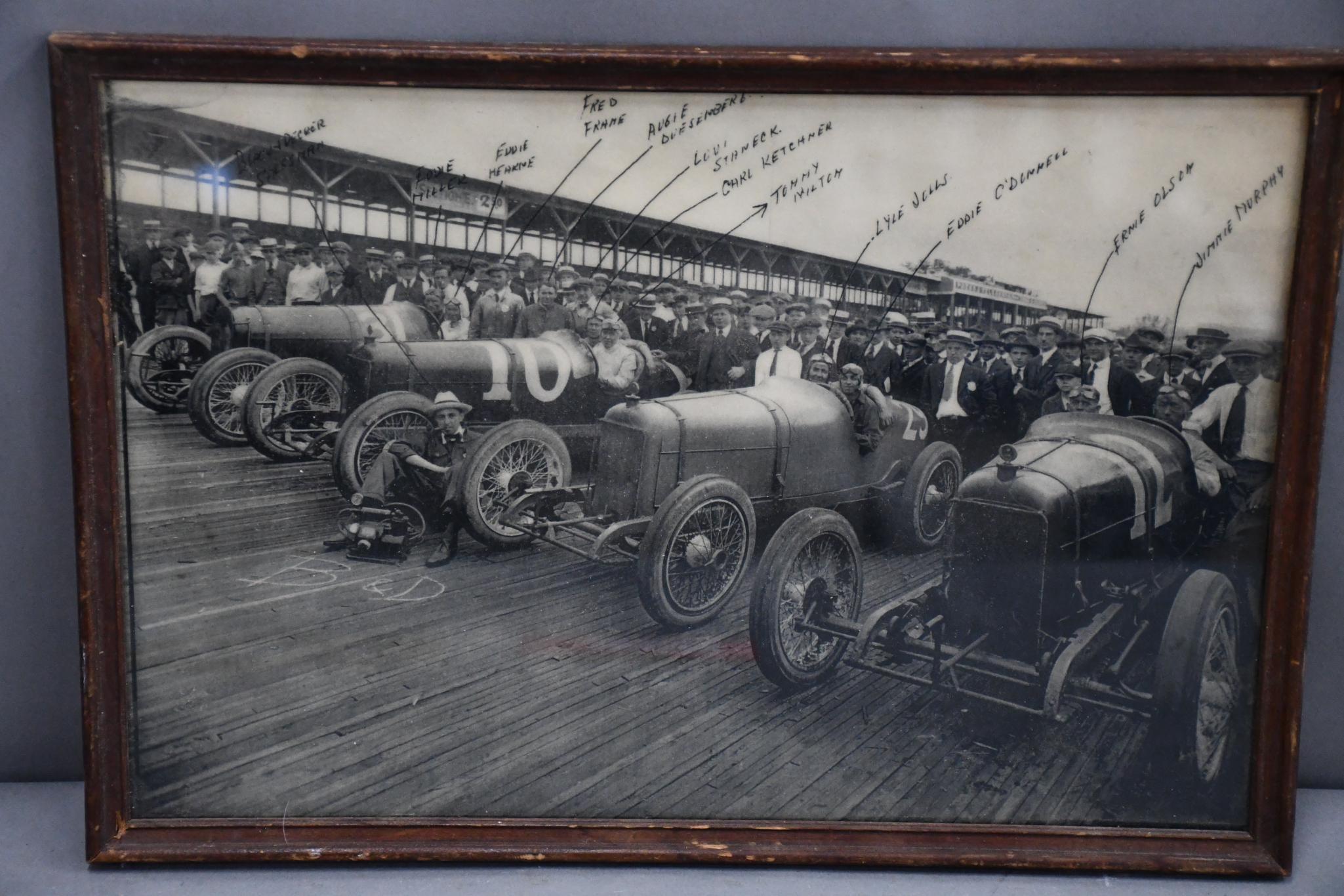 1920's Uniontown, Pa. Board Track Auto Race Photograph