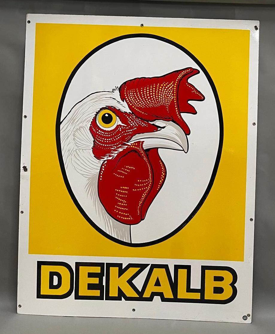 Dekalb (chicken) Porcelain Sign (TAC)