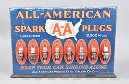 All-American Spark A-A Plugs Counter-Top Point of Sale Metal Display (TAC)