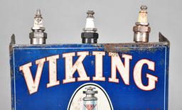 Viking Spark Plugs Metal Counter-Top Point of Sale Metal Display Case