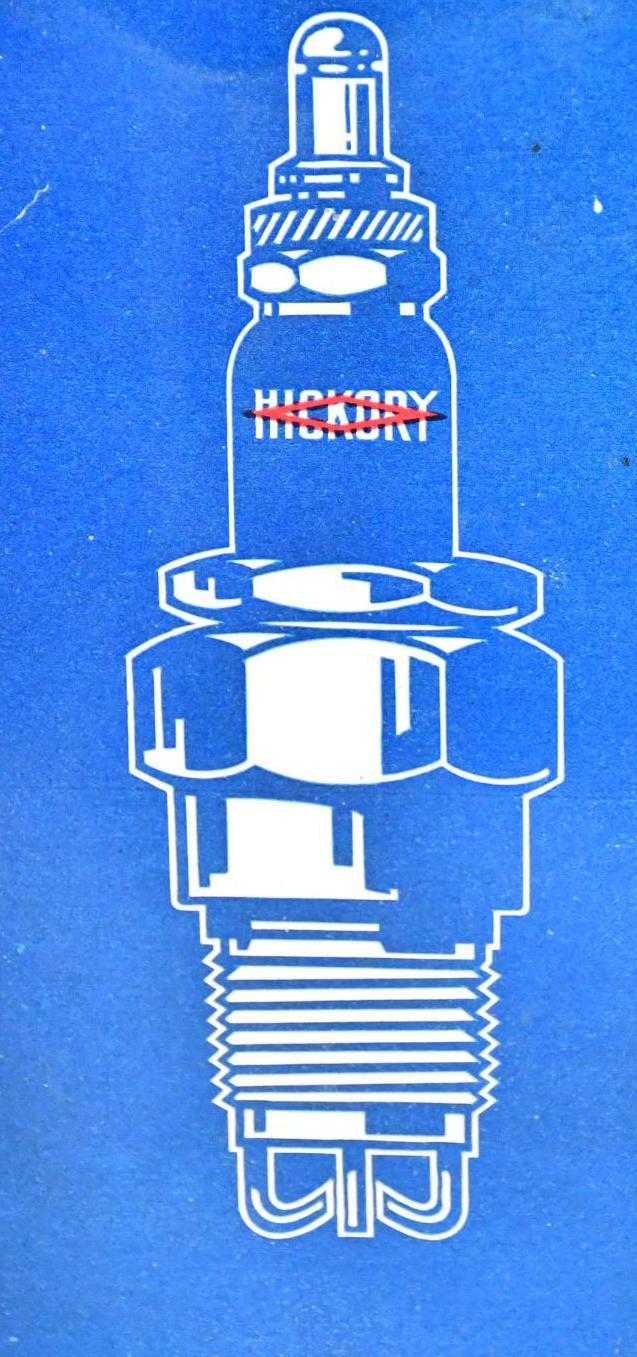 Hickory Spark Plug Counter-Top Point of Sale Metal Display (TAC)