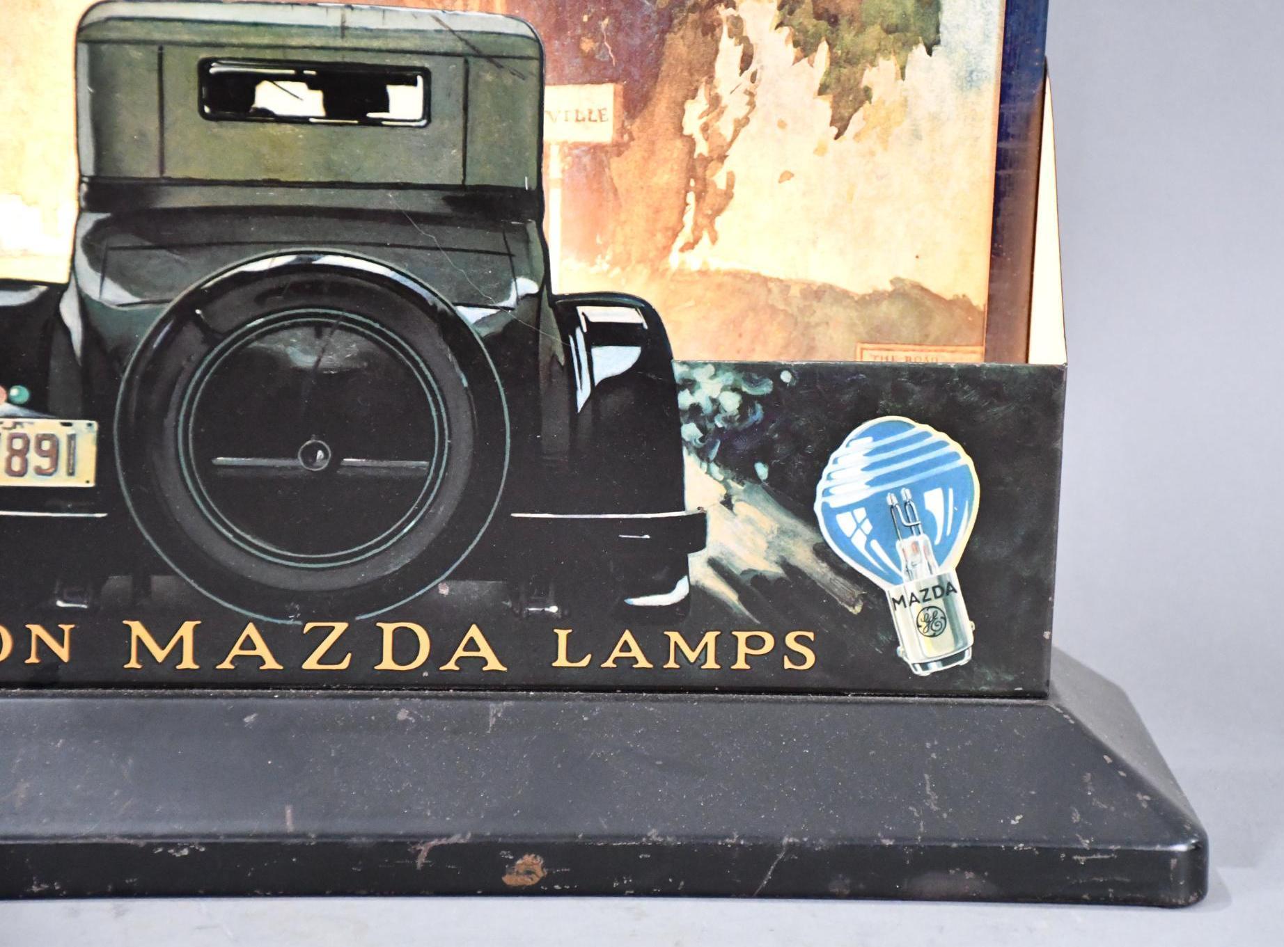 Edison Mazda Lamps Metal Lighted Counter-Top Display (TAC)