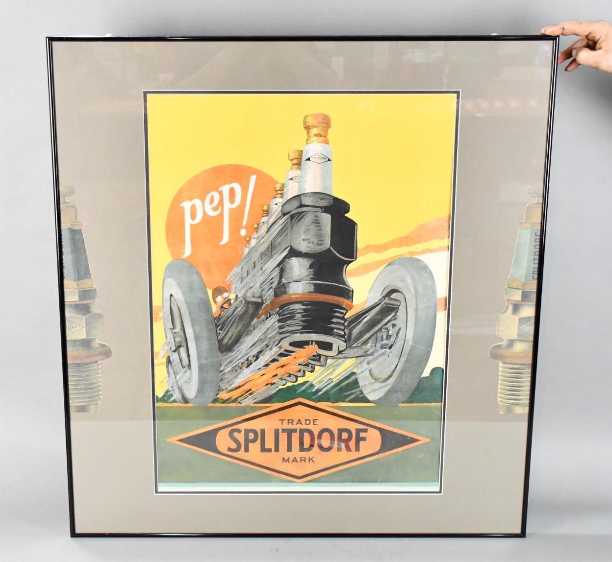 Splitdorf "Pep"! Racecar Poster