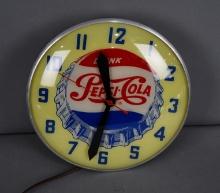 Drink Pepsi-Cola Lighted Clock