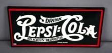 Drink Pepsi:Cola Delicious-Delightful Metal Sign (TAC)
