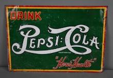 Drink Pepsi:Cola "Here's Health" Metal Sign (TAC)