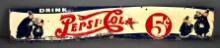 Drink Pepsi:Cola w/Pepsi & Pete Characters Metal Sign