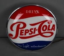 Drink Pepsi-Cola "The Light Refreshment" Lighted Sign
