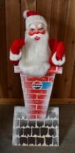 Pepsi Santa Claus Going Down the Chimney