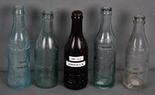 5-Embossed Pepsi=Cola Bottles