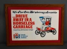 Pepsi 1898-1973 Horseless Carriage Contest Poster