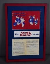 Pepsi Sheet Music "There's a New Song in the Air!" Framed