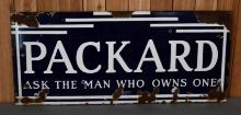 Packard "Ask the Man Who Owns One" Porcelain Sign (TAC)