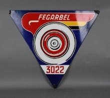 Fegarbel (tires) 3022 w/Logo Porcelain Sign (TAC)