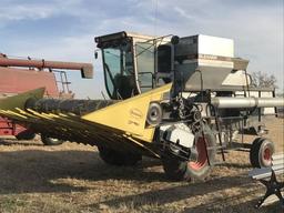 Gleaner M2 set for sunflowers