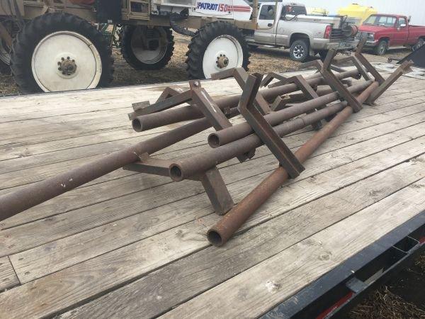 30’ Tarnel gooseneck flatbed tandem dually trailer