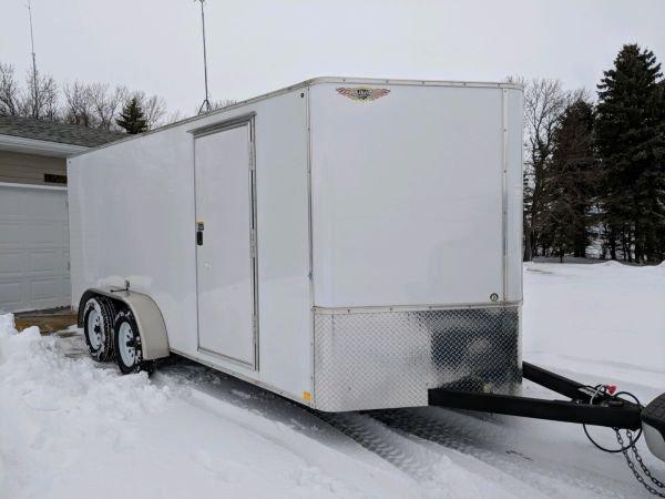 7 x 16 H&H enclosed trailer