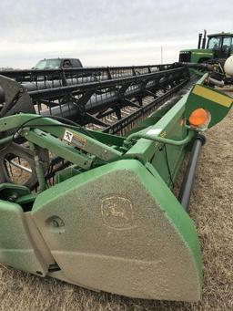 35' 635F JD flex head w/ Crary air reel Seller: 10. Lynn Arnold ? Esmond ND ? 701-381-0285~