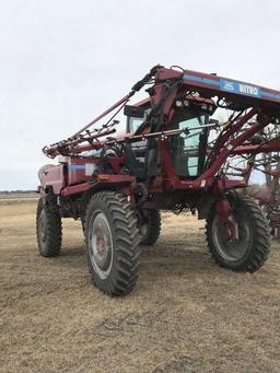 200 HT Miller Nitro sprayer, self-propelled, Raven switch box controller, 100' front mount booms,